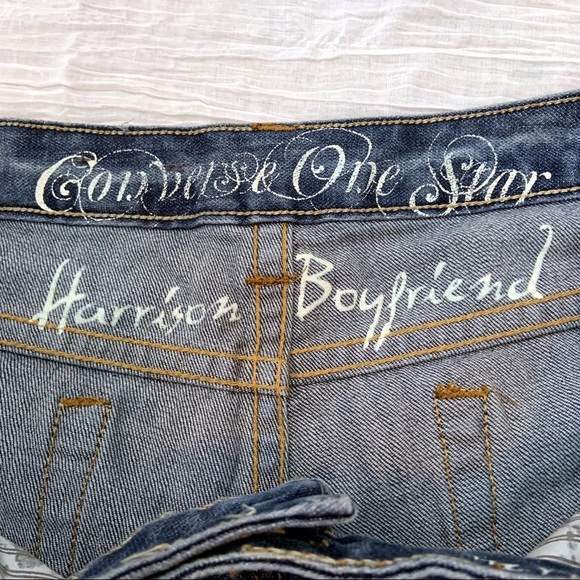 Converse One Harrison Boyfriend Denim Jeans Sz 28 - Picture 5 of 6